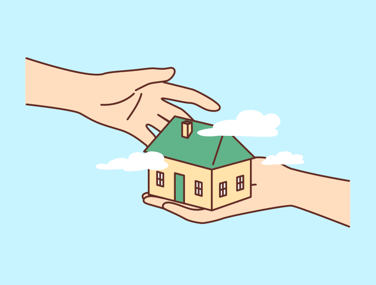Home Transfer Illustration Home Transfer Illustration